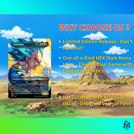 Dra.gon Ball Commander Deck • Dragon Ball Proxy Deck • M.t.g Commander Deck • Custom M.T.G card • Magic Proxies • Son Goku • M.t.g Deck Box