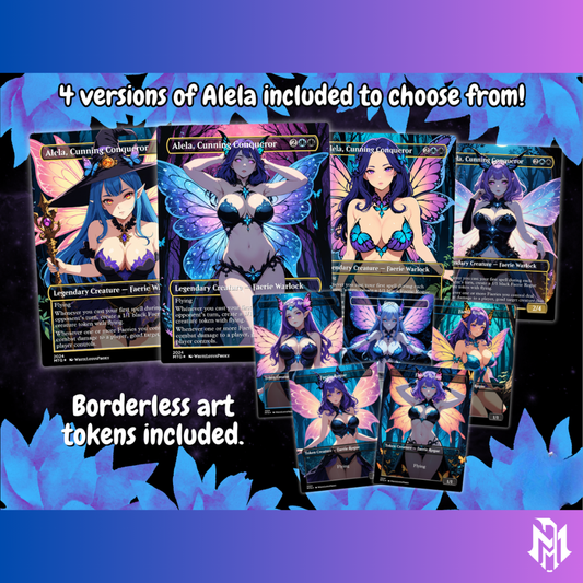Alela Faeries MTG Proxy Commander Deck