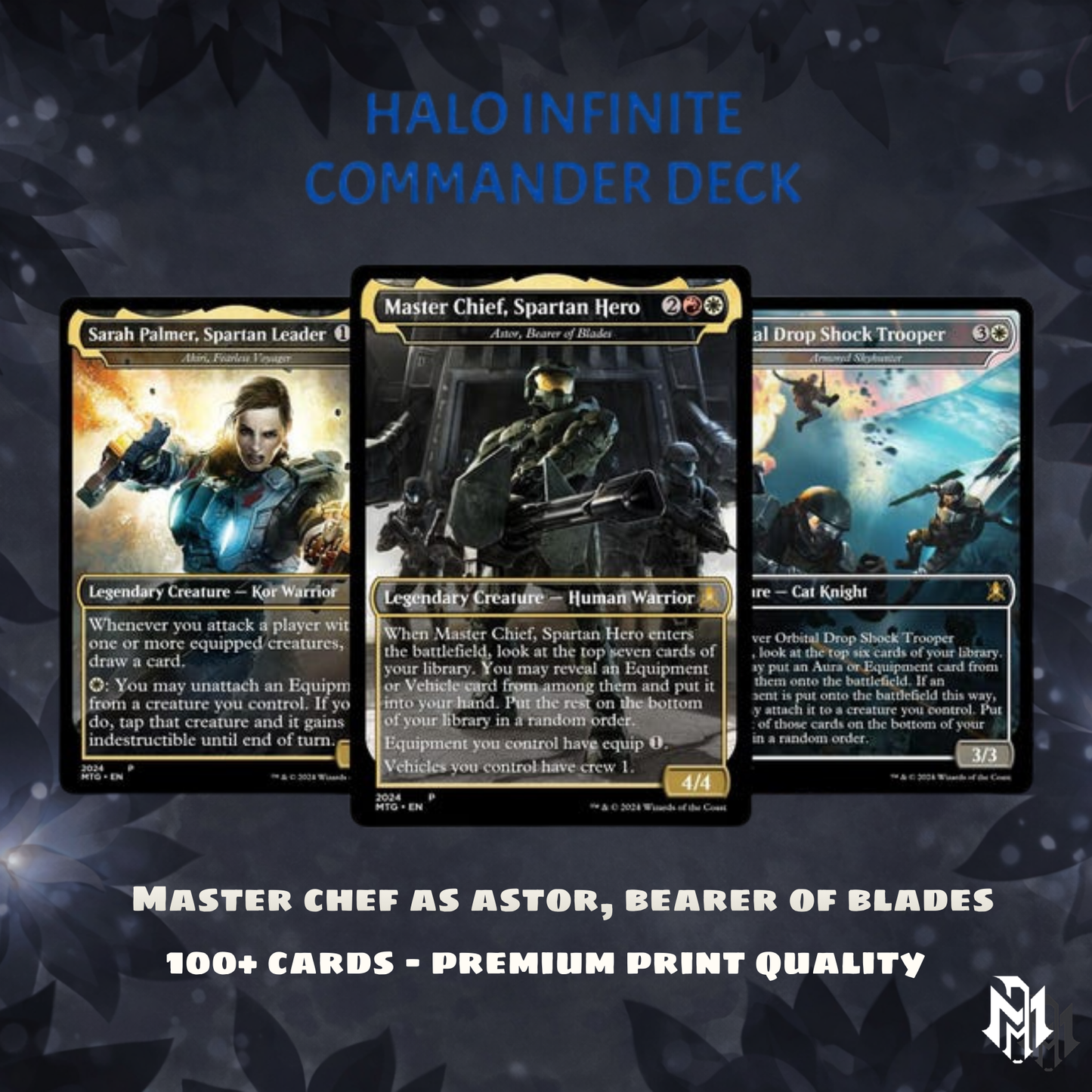 Halo Infinite Commander Deck • Halo Infinite themed MTG Proxy Deck • Halo Armor • MTG Deck Box • Proxy Custom Card • MTG Proxy Cards • EDH Deck