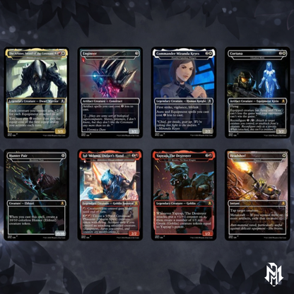 Halo Infinite Commander Deck • Halo Infinite themed MTG Proxy Deck • Halo Armor • MTG Deck Box • Proxy Custom Card • MTG Proxy Cards • EDH Deck