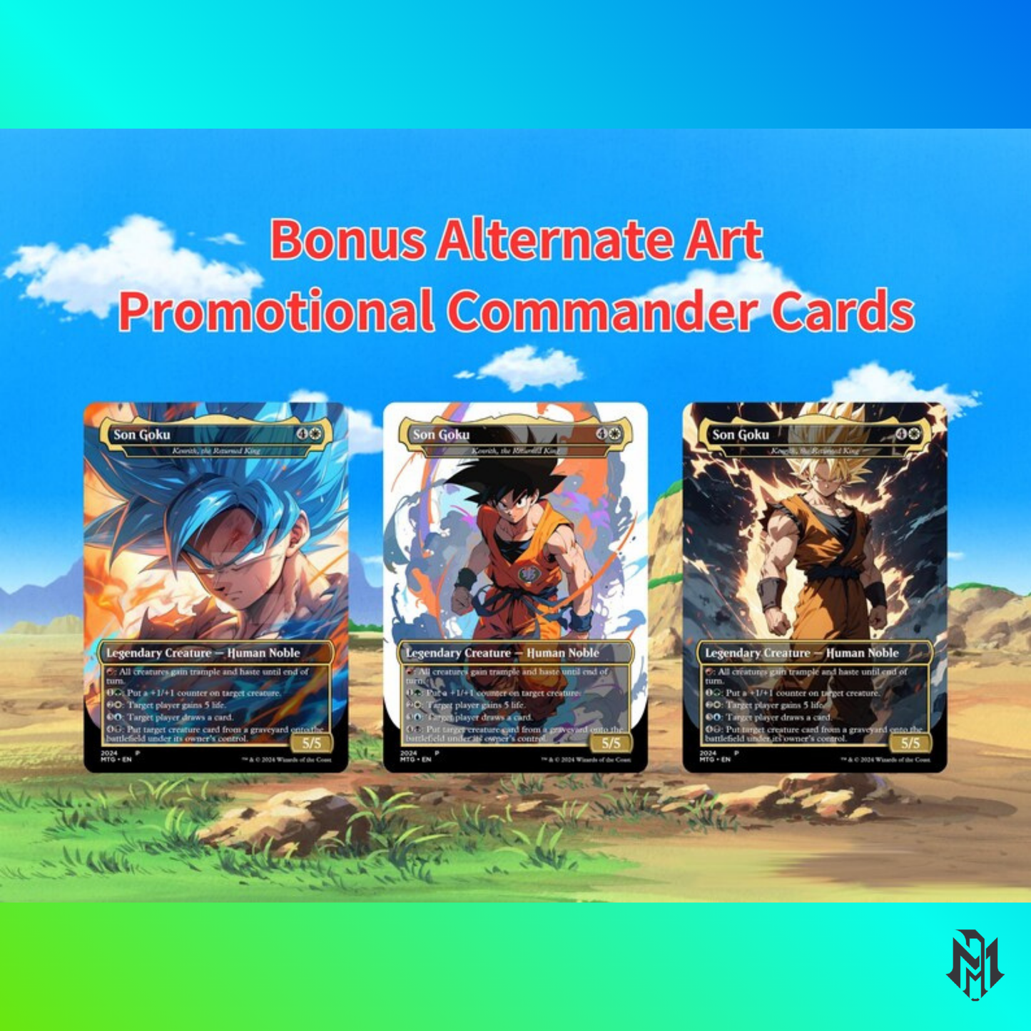 Dra.gon Ball Commander Deck • Dragon Ball Proxy Deck • M.t.g Commander Deck • Custom M.T.G card • Magic Proxies • Son Goku • M.t.g Deck Box