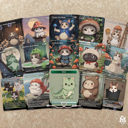 Mycotyrant Self Mill Proxy Commander Deck, 100 Cards + 6 Free Tokens | Cute Custom Full Art | MuraProxyArt