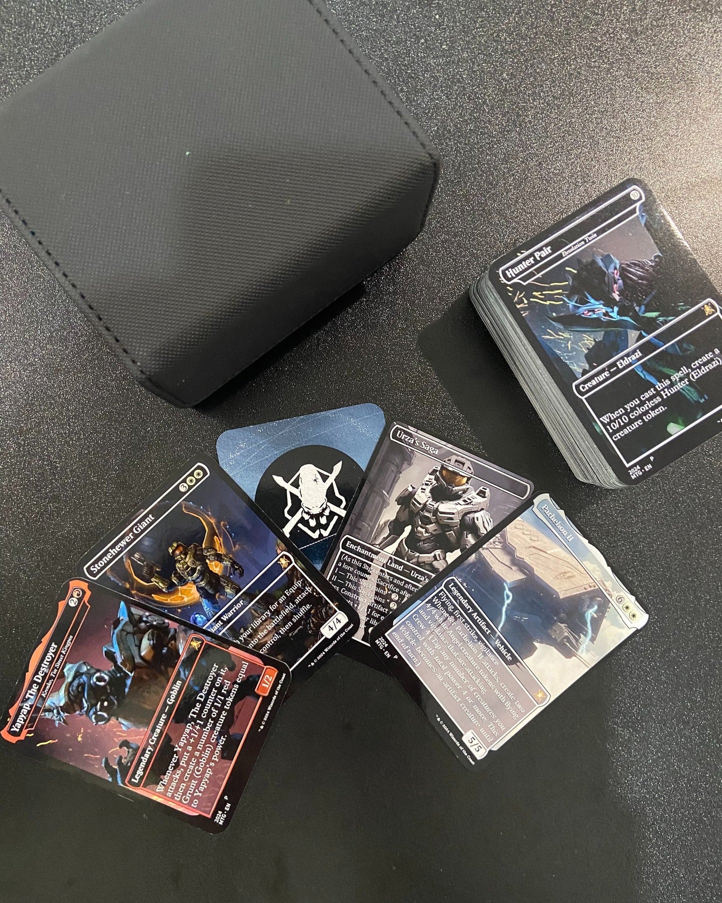 Halo Infinite Commander Deck • Halo Infinite themed MTG Proxy Deck • Halo Armor • MTG Deck Box • Proxy Custom Card • MTG Proxy Cards • EDH Deck