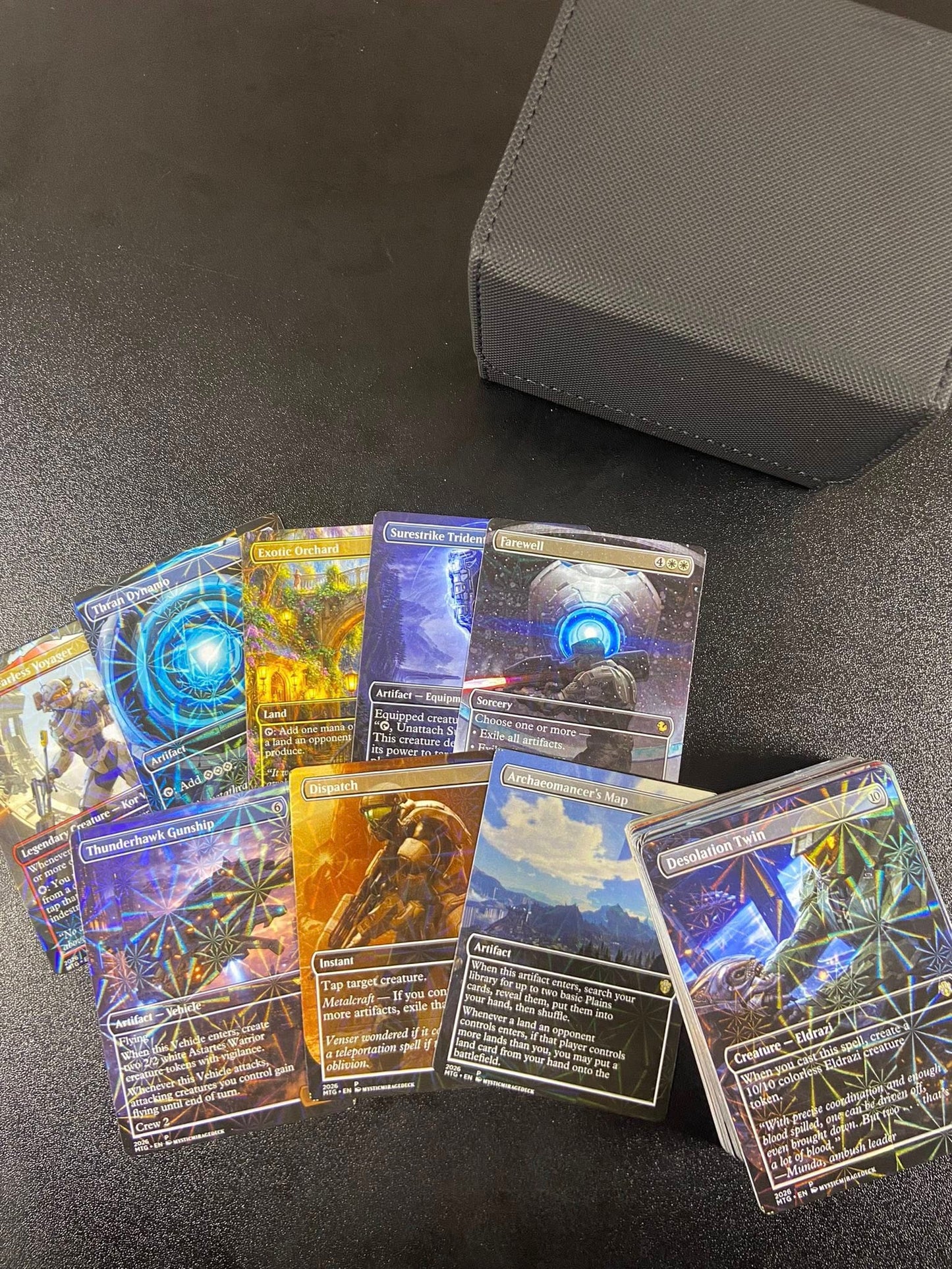 Halo Infinite Commander Deck • Halo Infinite themed MTG Proxy Deck • Halo Armor • MTG Deck Box • Proxy Custom Card • MTG Proxy Cards • EDH Deck