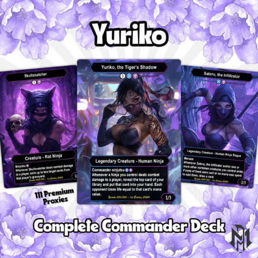 Yuriko Commander Ninja Deck – Custom Cards for Casual Play