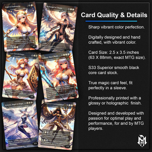 Angel Anime Complete Deck, Giada Anime Angel Complete Deck, 8 Bonus Cards – Giada Angel Tribal Custom Deck