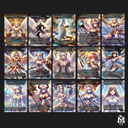 Angel Anime Complete Deck, Giada Anime Angel Complete Deck, 8 Bonus Cards – Giada Angel Tribal Custom Deck