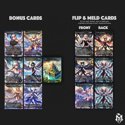 Angel Anime Complete Deck, Giada Anime Angel Complete Deck, 8 Bonus Cards – Giada Angel Tribal Custom Deck