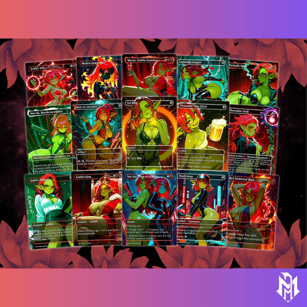 Goblin Tribal MTG Proxy Commander Deck