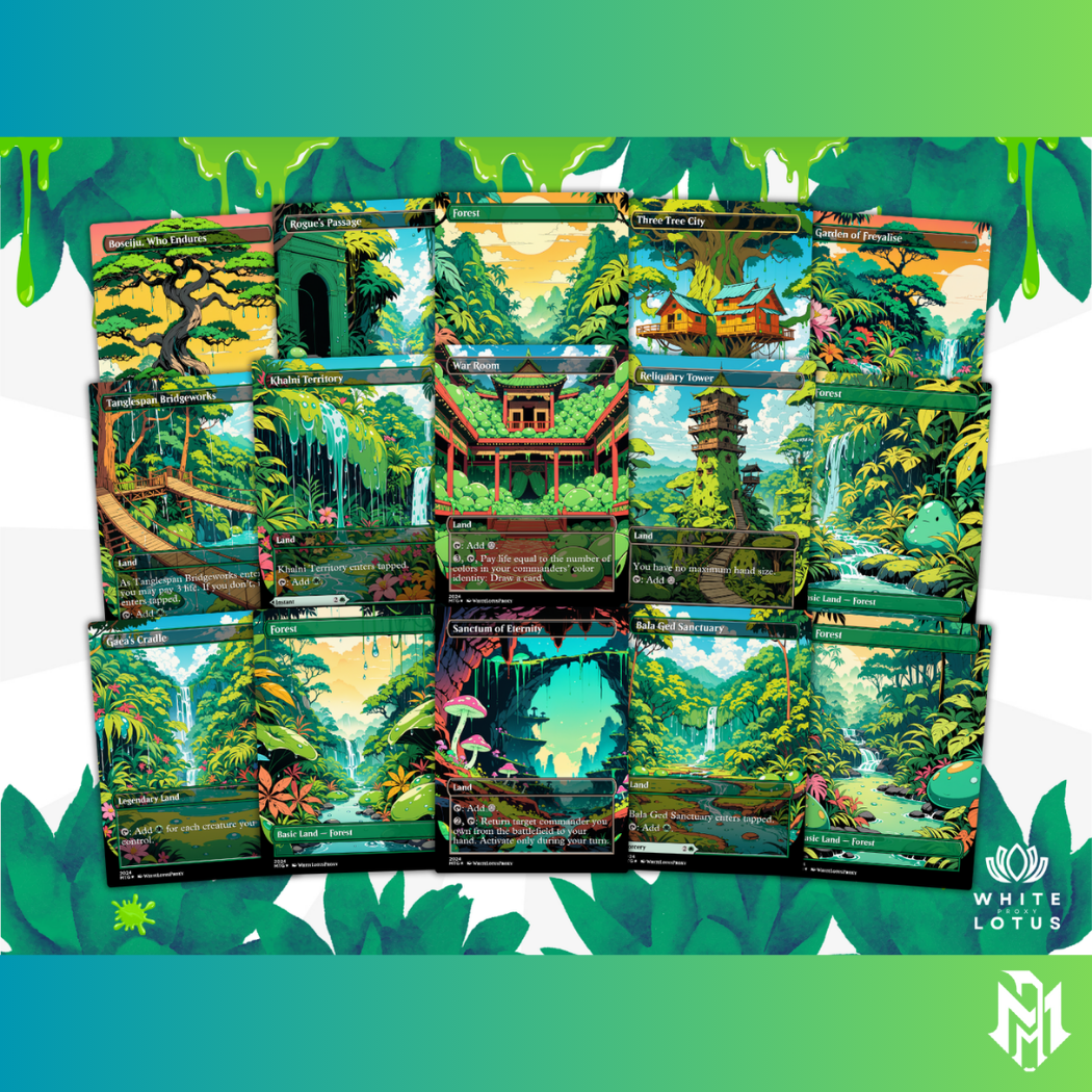 Ooze Tribal / Slime Storm MTG Proxy Commander Deck