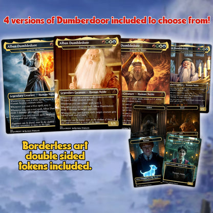 Harry Potter Dumbledore's Army MTG Commander Deck - Complete Custom EDH Deck Magic Proxy Cards Proxies Complete