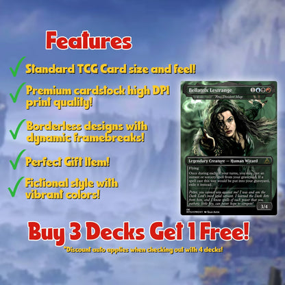 Voldemort’s Legion – Custom Commander EDH Deck – 99.95+ Cards | Magic-Inspired Proxy