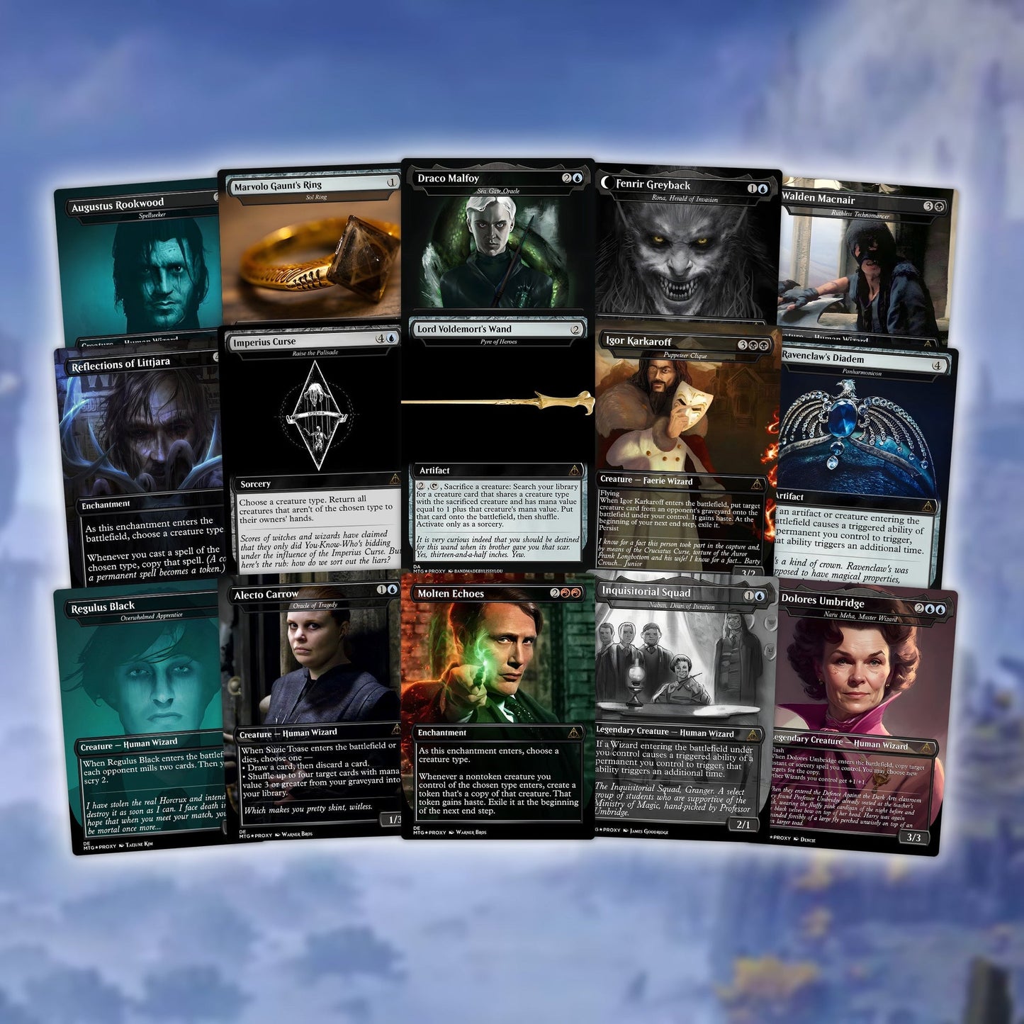 Voldemort’s Legion – Custom Commander EDH Deck – 99.95+ Cards | Magic-Inspired Proxy