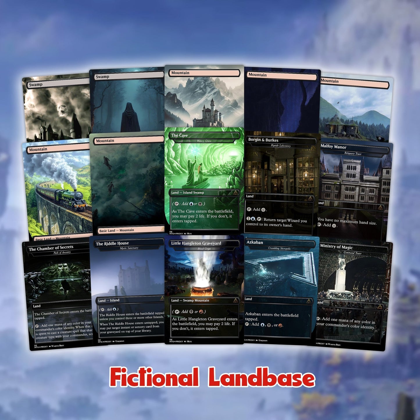 Voldemort’s Legion – Custom Commander EDH Deck – 99.95+ Cards | Magic-Inspired Proxy