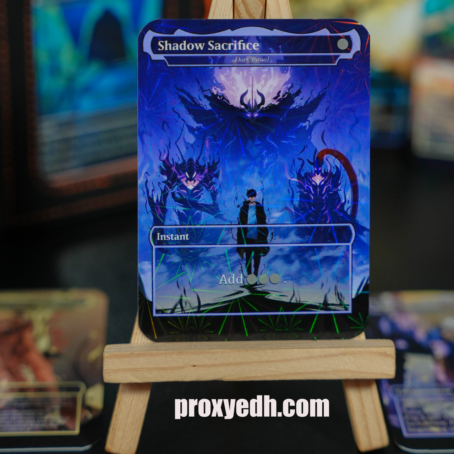 Solo Leveling Commander | Jinwoo Sung MTG Proxy EDH | Custom Anime-Inspired MTG