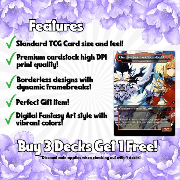 Solo Leveling Commander | Jinwoo Sung MTG Proxy EDH | Custom Anime-Inspired MTG