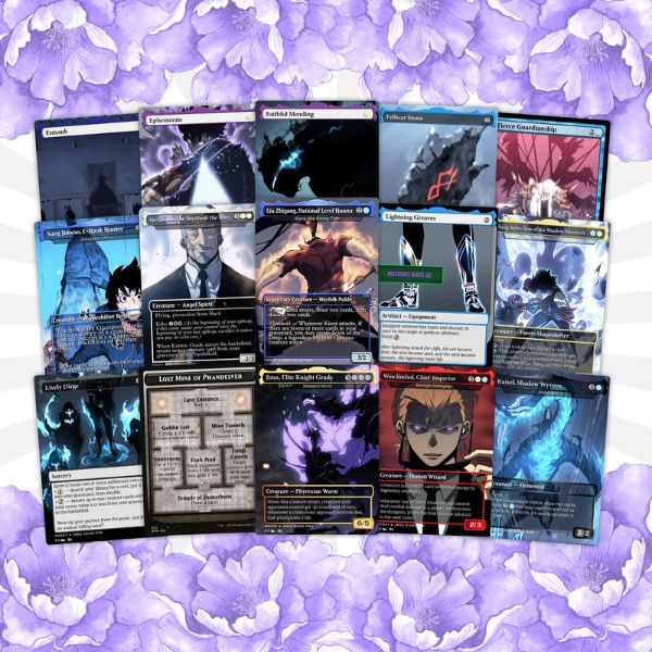 Solo Leveling Proxy EDH | Jinwoo Sung Commander | Anime-Inspired Custom MTG Cards