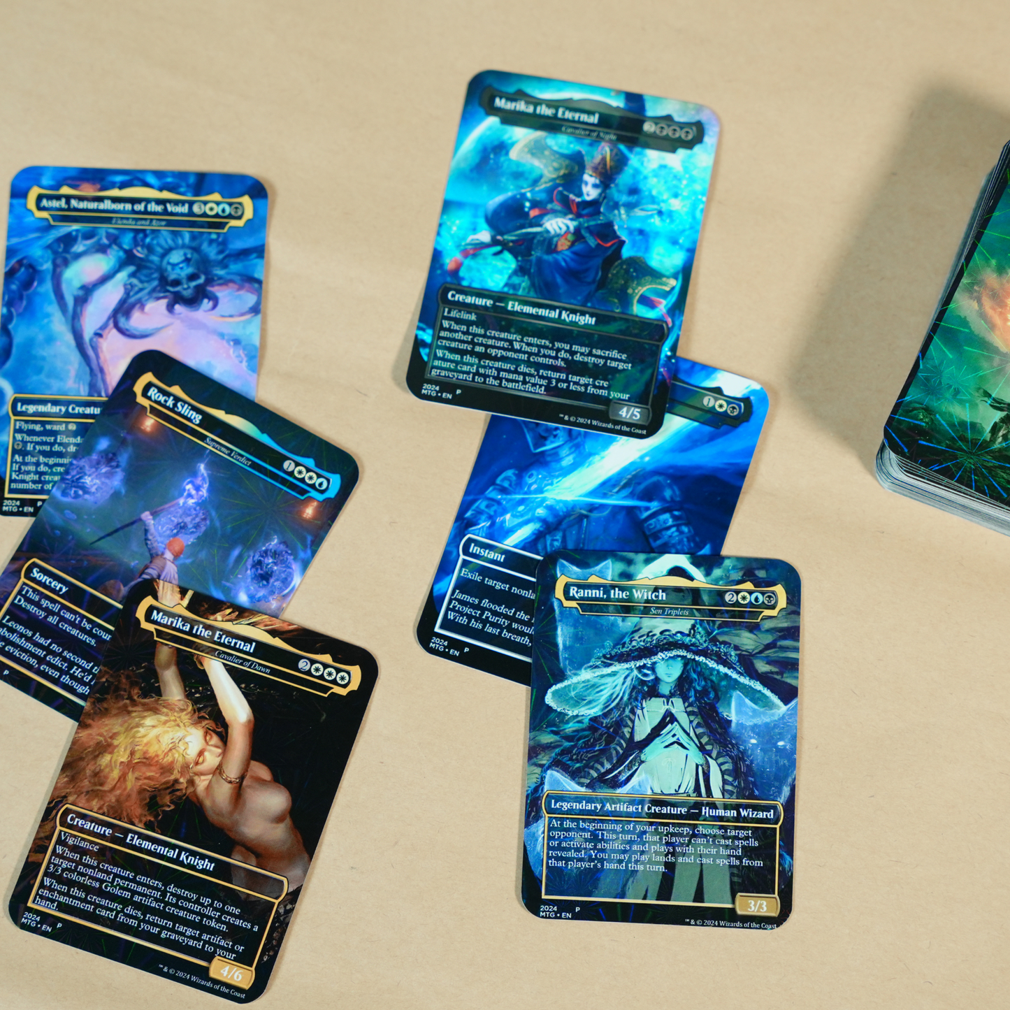 Elden Ring Commander  | Dual-Commander Azorius Control Voltron | 100+ Custom Proxy Cards | Mystic MTG