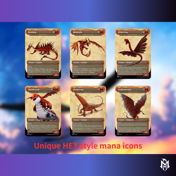 How to Train Your Dragon Commander Deck • Fly High with Toothless as Your Commander! • Custom MTG Card • Premium Proxy Card • Gift for Him