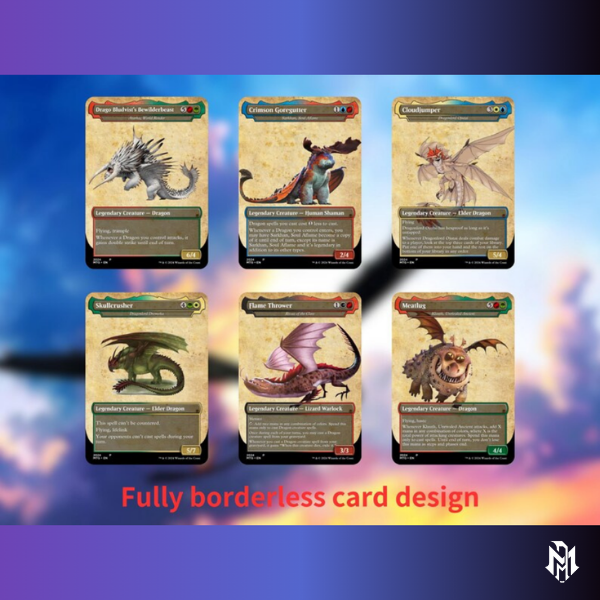 How to Train Your Dragon Commander Deck • Fly High with Toothless as Your Commander! • Custom MTG Card • Premium Proxy Card • Gift for Him