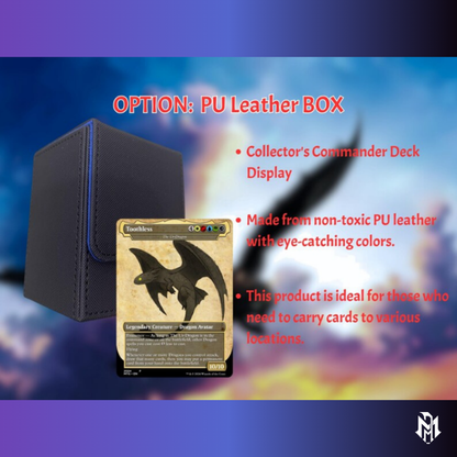 How to Train Your Dragon Commander Deck • Fly High with Toothless as Your Commander! • Custom MTG Card • Premium Proxy Card • Gift for Him