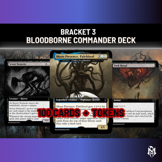 Bloodborne EDH Deck, Umbris Exile, Custom Full Art Commander Deck