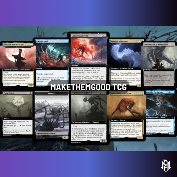 Bloodborne EDH Deck, Umbris Exile, Custom Full Art Commander Deck