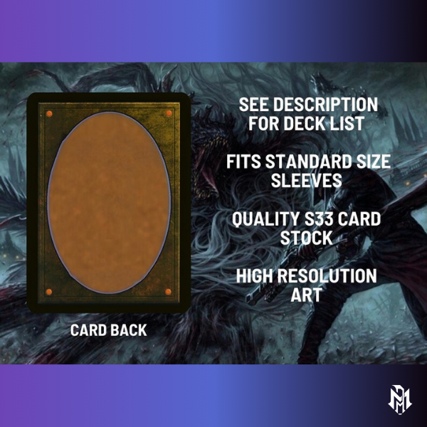 Bloodborne EDH Deck, Umbris Exile, Custom Full Art Commander Deck