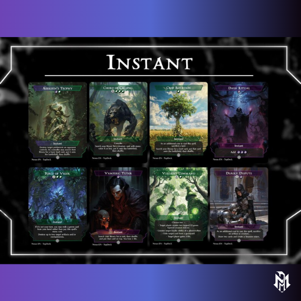 Chatterfang Army - Commander EDH Deck - With Tokens - MTG Full Proxy Deck, Altered Cards cEDH