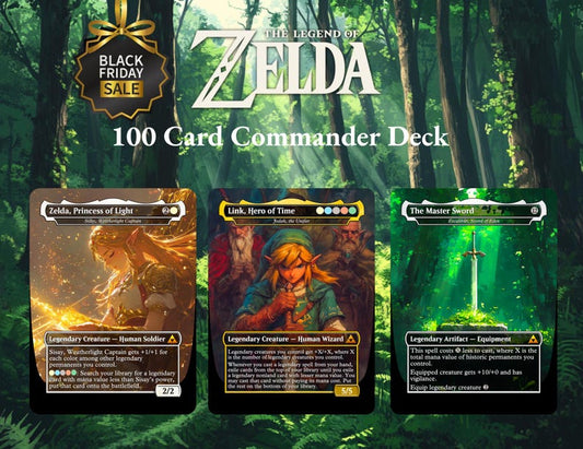 Saviors of Hyrule – 100 Card Zelda Themed Commander | Custom MTG Proxy EDH
