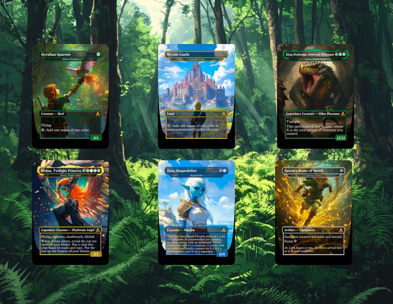 Saviors of Hyrule – 100 Card Zelda Themed Commander | Custom MTG Proxy EDH