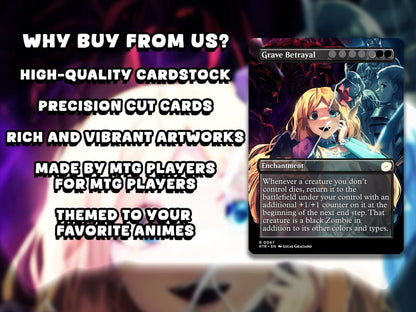 Overlord Zombie Tribal Commander | Anime-Inspired Custom Proxy EDH | 100+ Cards