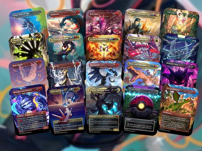 The Ur-Dragon EDH Proxy Deck - Pokémon Art, Tarkir Dragonstorm, Dragon Tribal Commander