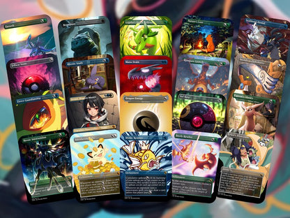 The Ur-Dragon EDH Proxy Deck - Pokémon Art, Tarkir Dragonstorm, Dragon Tribal Commander