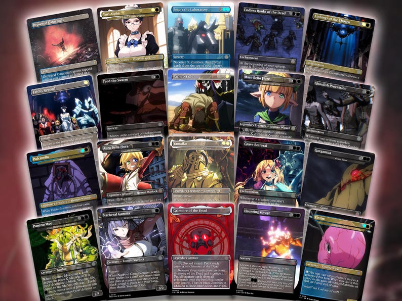 Overlord Zombie Tribal Commander | Anime-Inspired Custom Proxy EDH | 100+ Cards